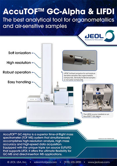 AccuTOF™ GC-Alpha & LIFDI